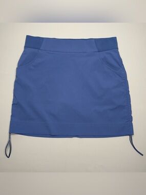 Columbia Women’s Athletic Blue Skort with Pockets and Gathered Hem